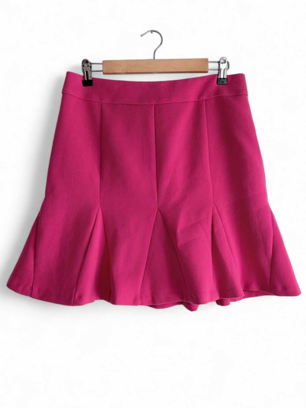 Banana Republic Pink A Line Flare Hem Skirt Size 10